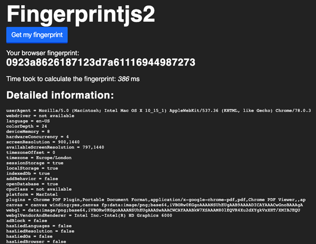 How to Generate A Browser Fingerprint in PHP (with code snippets) -  Fingerprint Pro