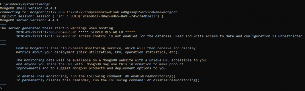 Mongodb The Mongo Shell Basic Commands Bmc Software Blogs