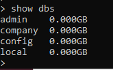 Show all databases in MongoDB Shell