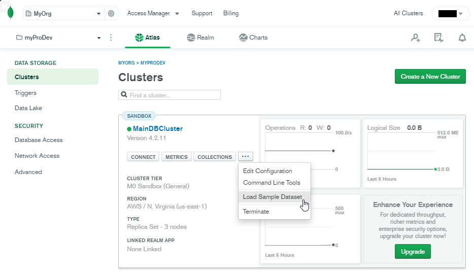 download mongodb sample database