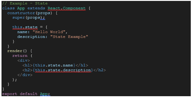 Stateful component example