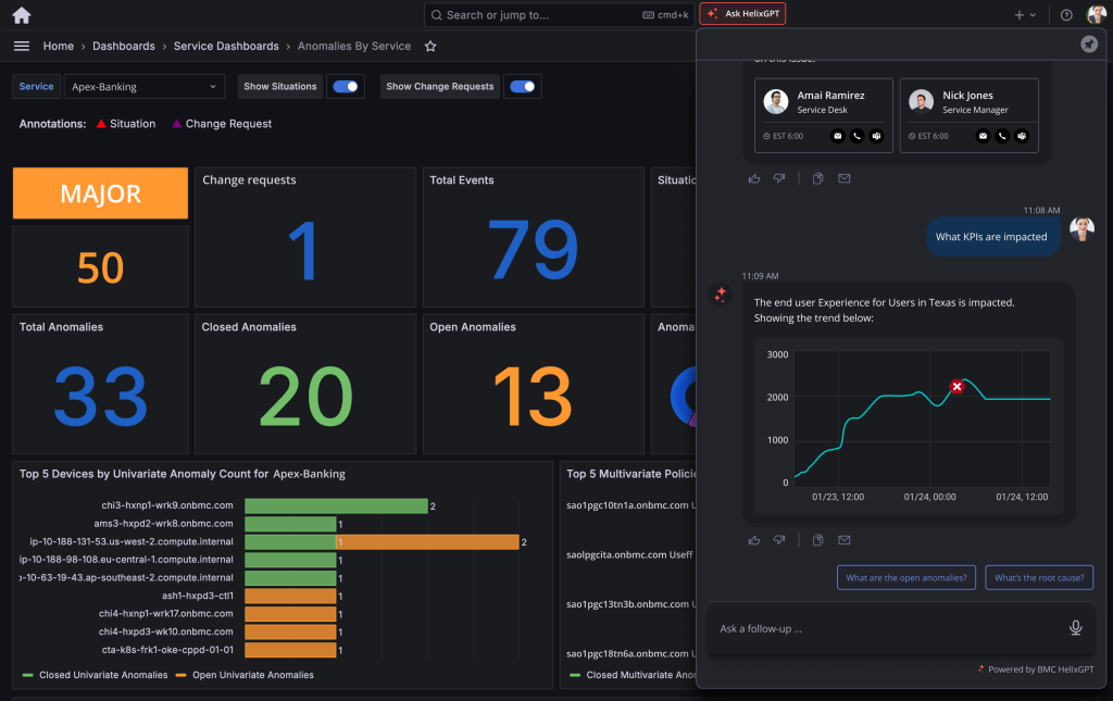 BMC HelixGPT Insight Finder